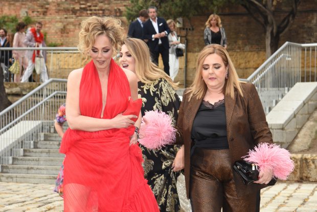 Pilar Vidal y Rocío Carrasco en la boda de Raúl Prieto y Joaquín Torres / Gtres