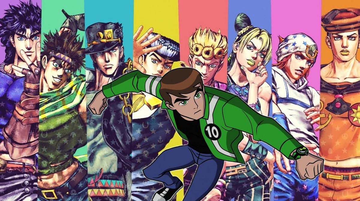 JoJo’s Bizarre Adventure se encuentra con Ben 10 en este crossover épico