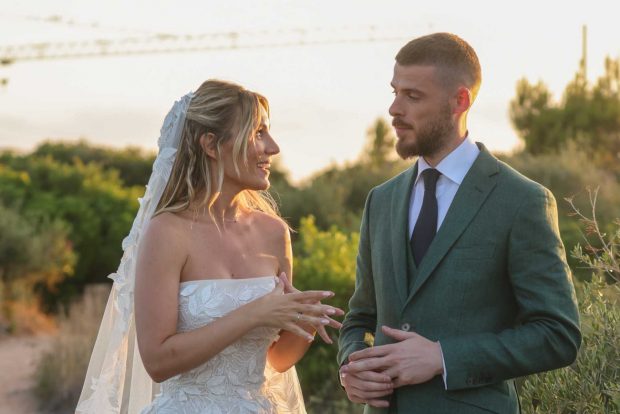 Edurne y David de Gea en el día de su boda / Gtres