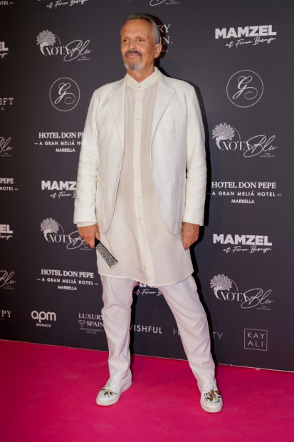 Miguel Bosé posando en un photocall / Gtres