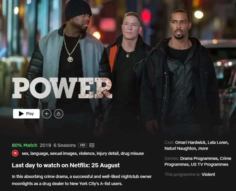 fecha de eliminación de power seires