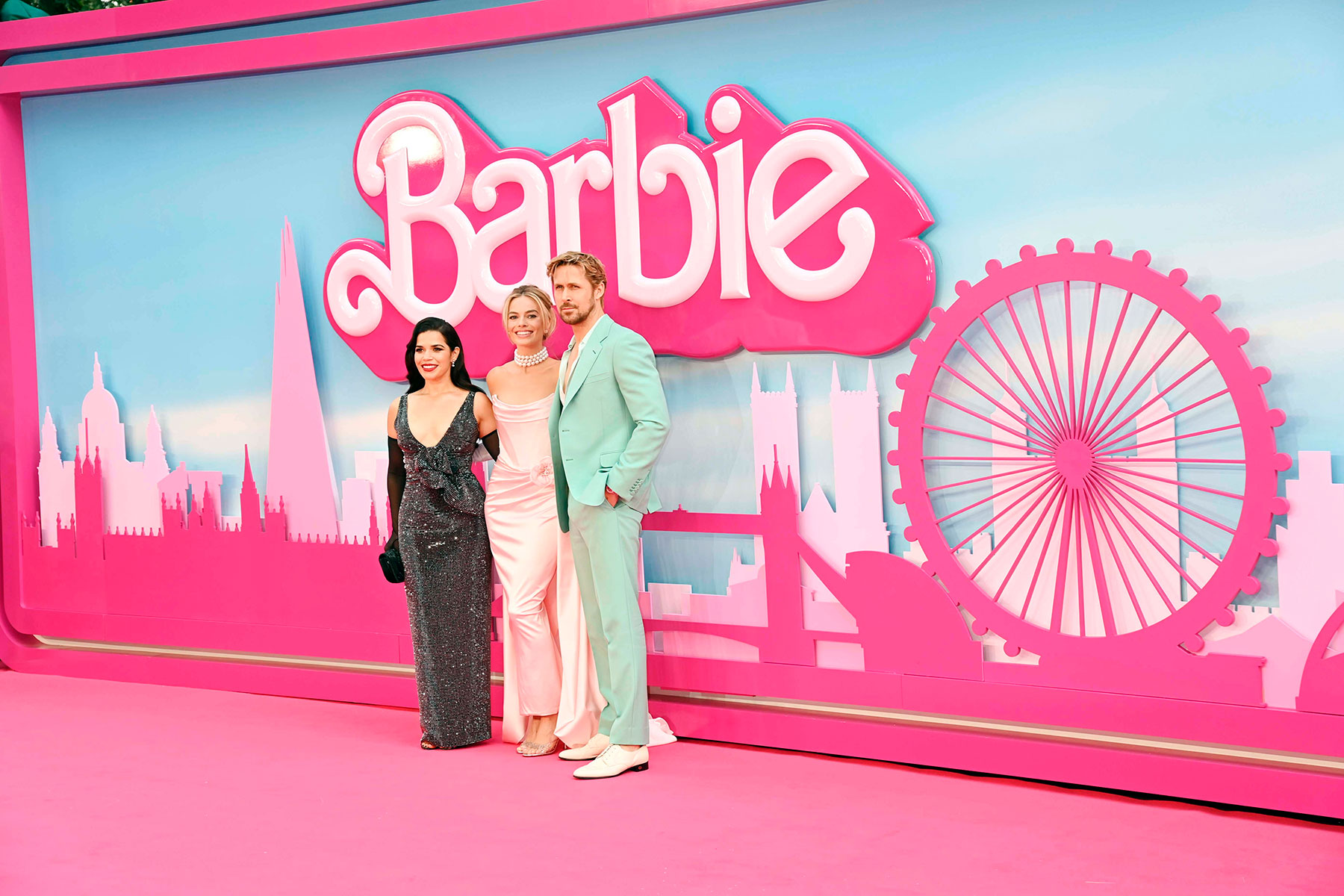 Margot Robbie en la promoción de Barbie/ Gtres