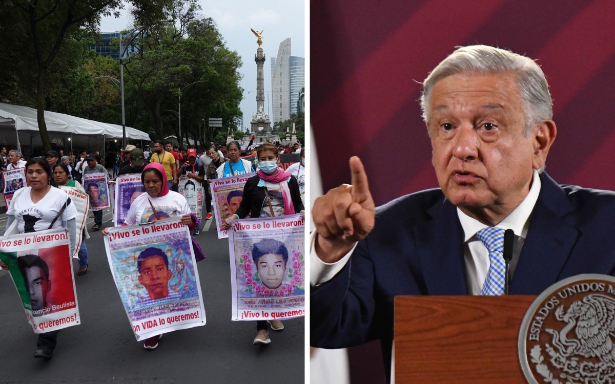 AMLO dice que Ejército no oculta información de Ayotzinapa