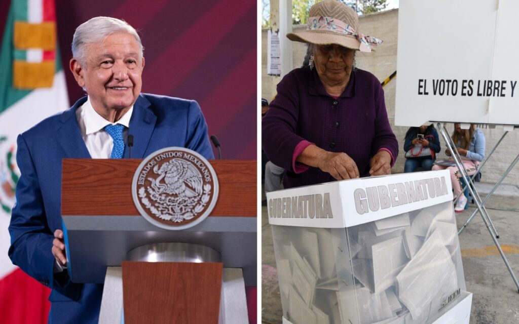 AMLO propuso a INE que migrantes voten por celular