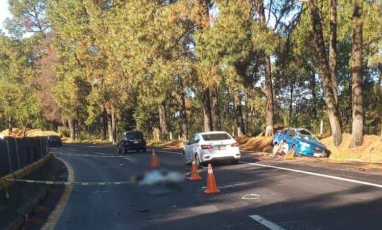 Accidentes en la México Cuernavaca provocan largas filas