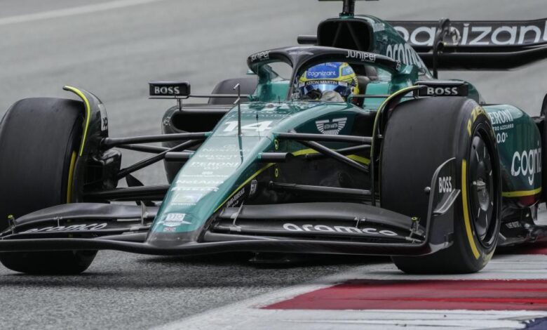 Alonso y Aston Martin y una gran duda para el GP de Gran Bretaña de F1