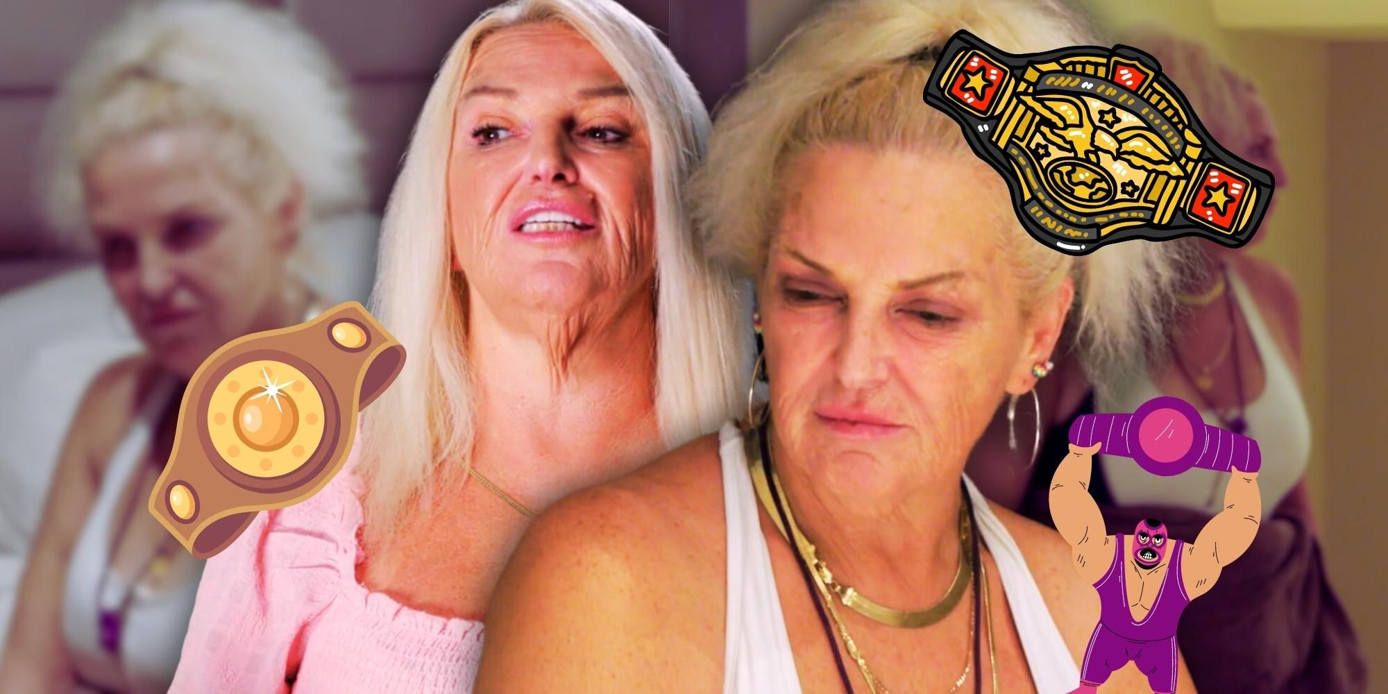 Angela Deem de 90 Day Fiancé criticada por video "sin sentido" con cinturones de lucha libre