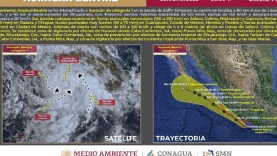 Beatriz se convierte en huracán en el Pacífico mexicano