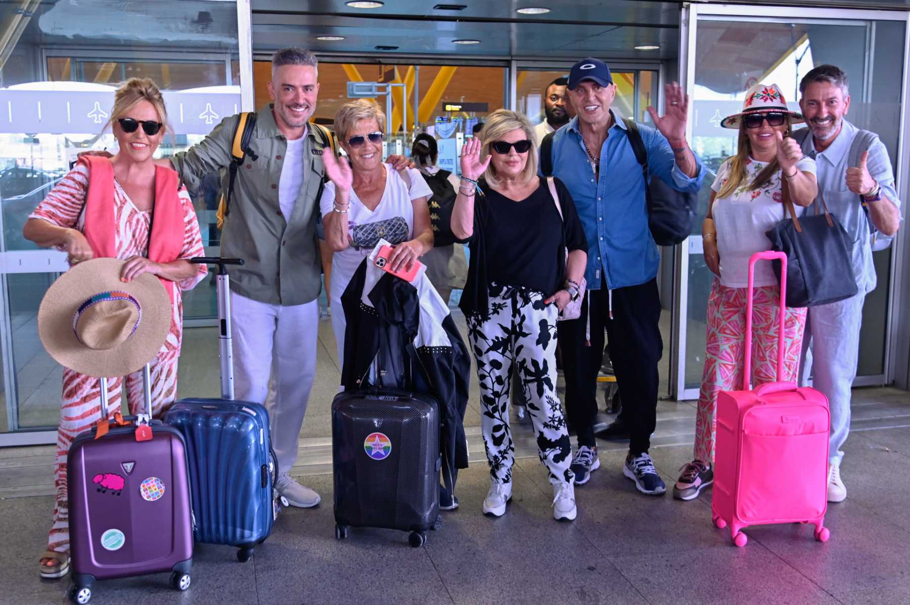 Los colaboradores de 'Sálvame' ponen rumbo a Miami / Gtres