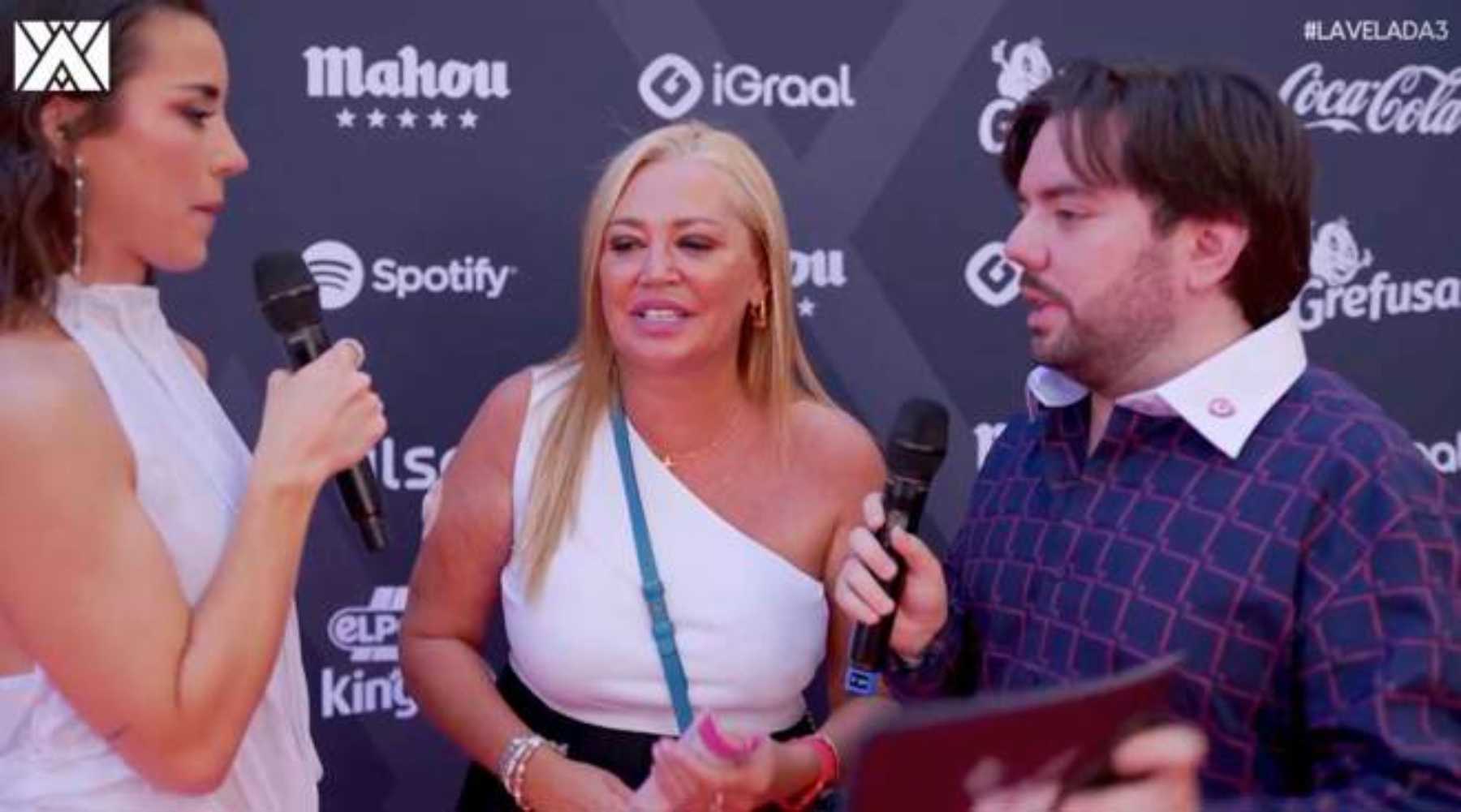 Belén Esteban a su llegada a La Velada del Año III / Twitch 