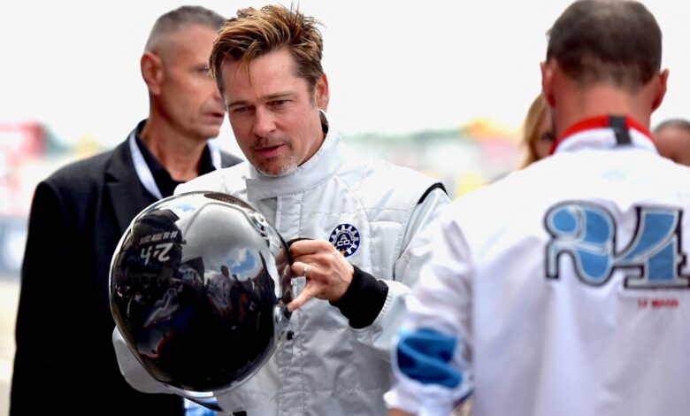 Brad Pitt, la sorpresa en Silverstone para el Gran Premio de Gran Bretaña