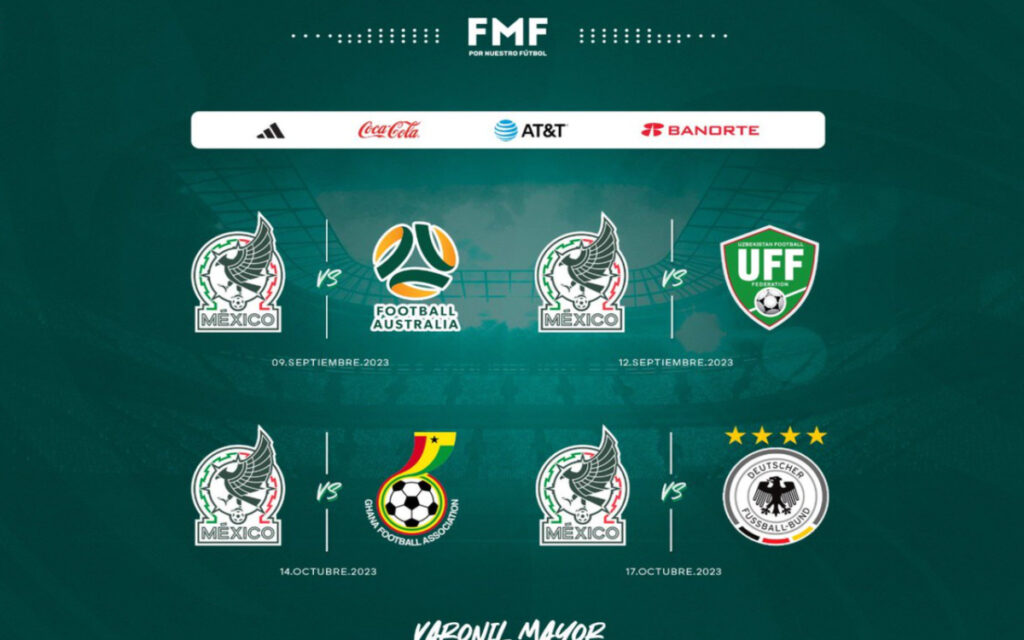 Confirma FMF fechas y rivales para los próximos partidos del Tricolor | Tuit