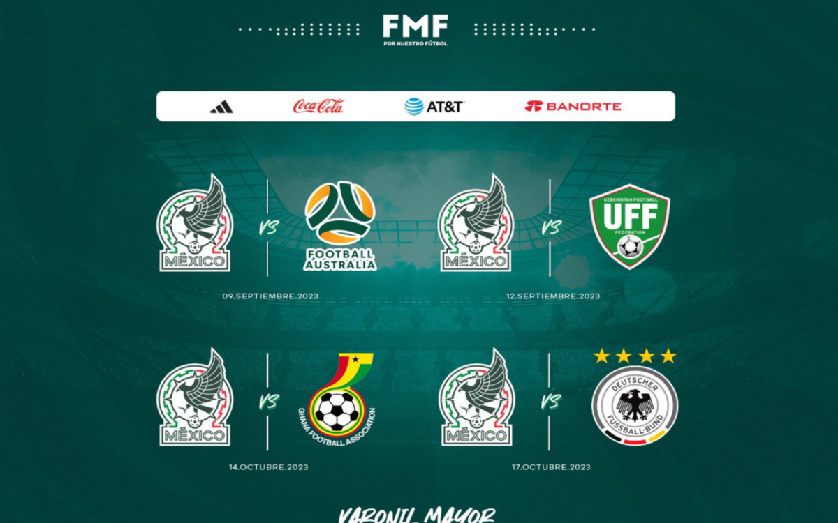 Confirma FMF fechas y rivales para los próximos partidos del Tricolor | Tuit