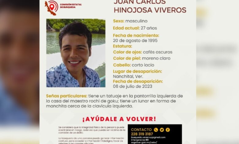 Desaparece fotoperiodista Juan Carlos Hinojosa en Veracruz