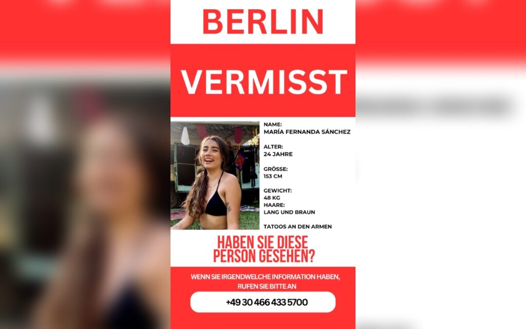 Desaparece joven mexicana en Berlín, Alemania
