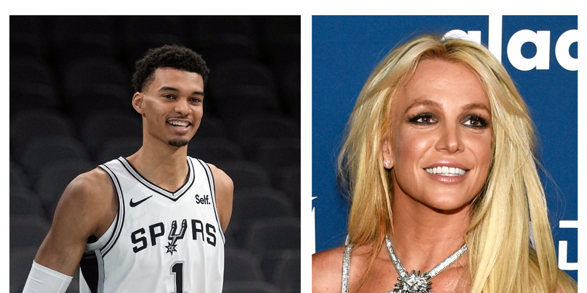 Desencuentro surrealista entre Wembanyama y... Brittney Spears