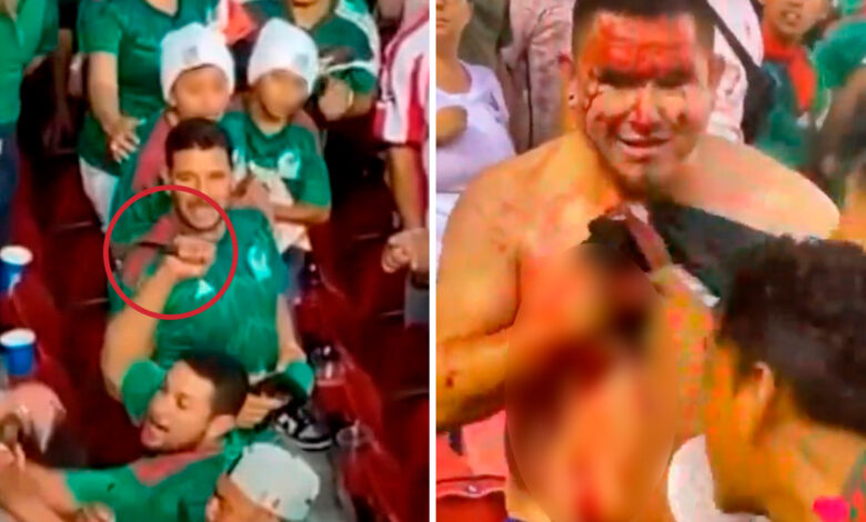 Detienen a sujeto que apuñaló a aficionado del Tricolor en partido de la Copa de Oro | Videos