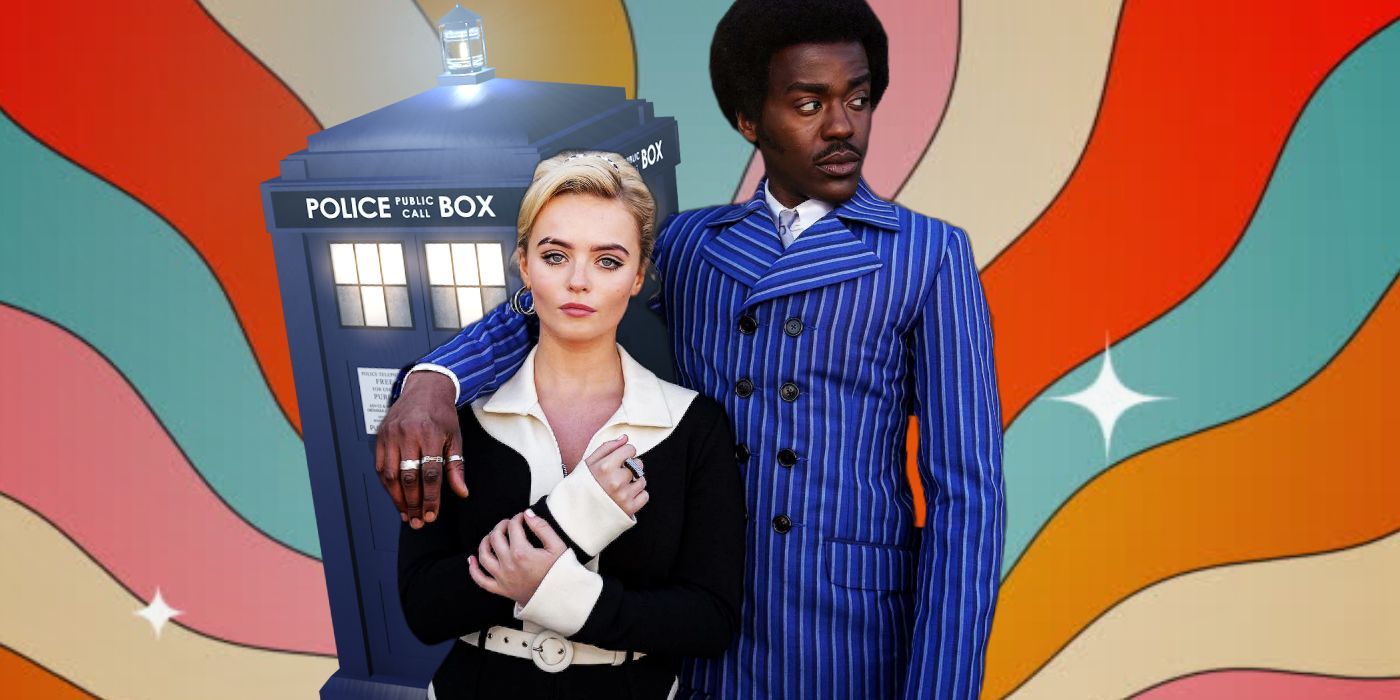 Doctor Who Art tiene atuendos estilo años 60 recreados en el estilo de animación de la época