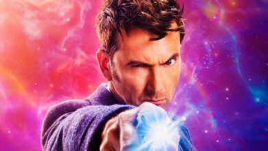 Doctor Who revela el regreso de David Tennant en un póster cósmicamente colorido: "¿Por qué regresó esta cara?"