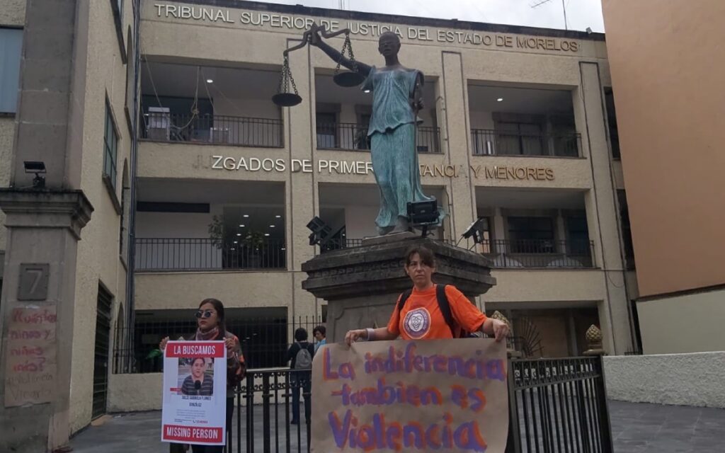 Dulce, una mujer víctima de violencia vicaria e institucional, esta desaparecida en Morelos