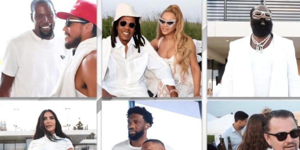 Embiid, Durant y Harden, en la gran juerga de las 'celebrities'