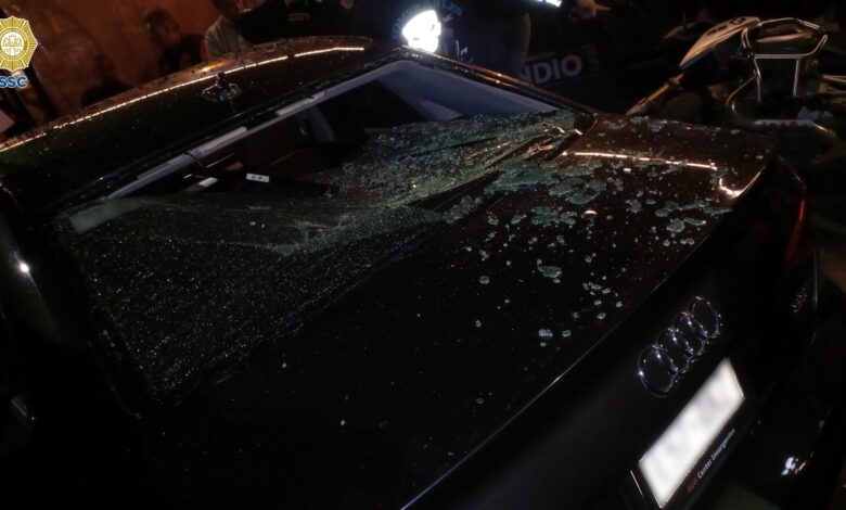 Embiste a comensales con su auto y desata riña en la Narvarte