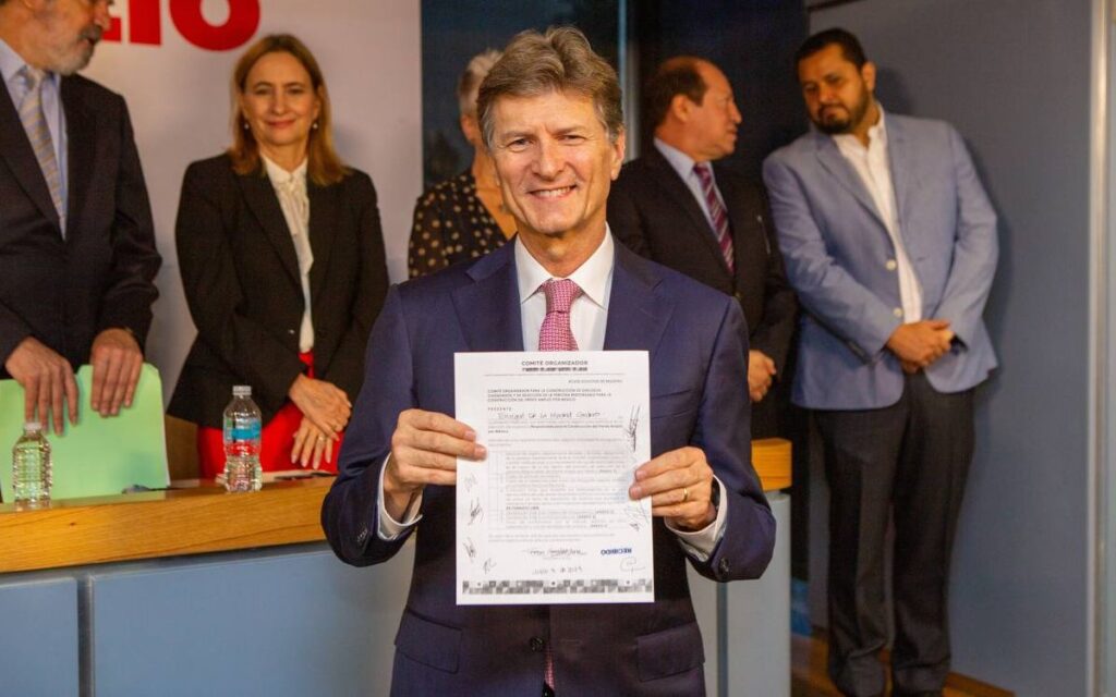 Enrique de la Madrid se registra en proceso interno de Va por México