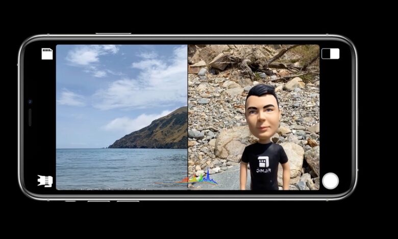 Esta aplicación para iPhone te permite grabar cámaras delantera y trasera simultáneamente