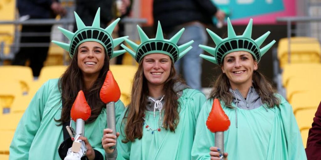 Estados Unidos ganó en las gradas y en los restaurantes