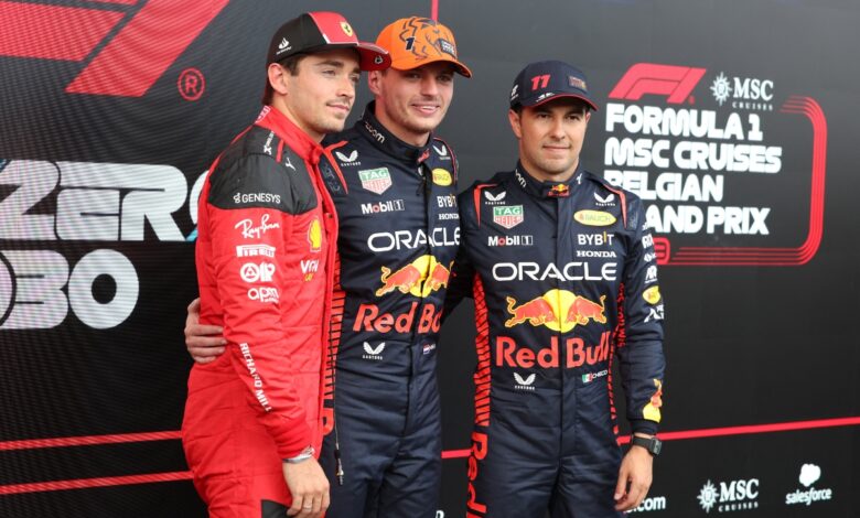 F1: Checo Pérez arrancará en la primera fila en el GP de Bélgica
