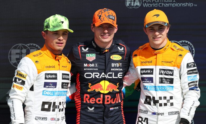 F1: Verstappen se lleva la pole en Silverstone; McLaren sorprende