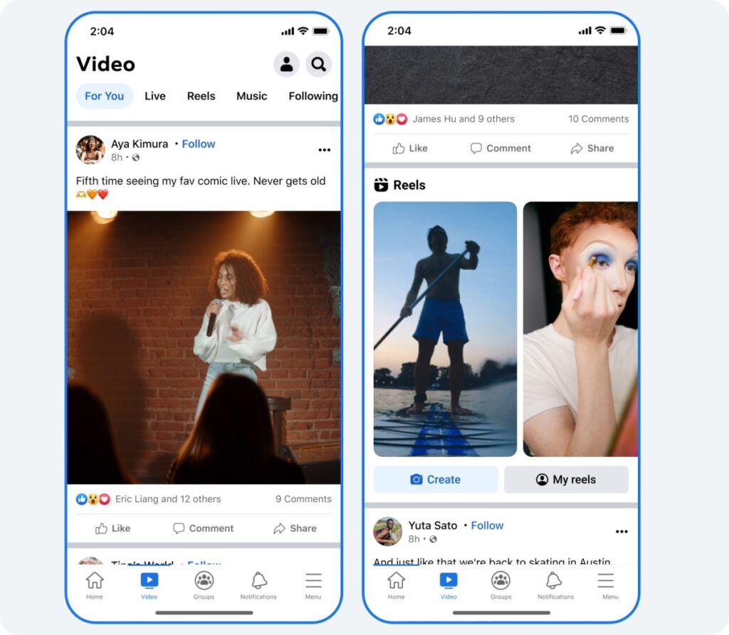 Facebook vuelve a poner más énfasis en el video con nuevas herramientas de descubrimiento y edición
