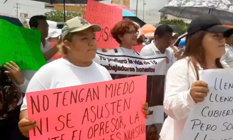 Familiares de los 16 secuestrados de Chiapas marchan para 'ablandar el corazón' de plagiarios