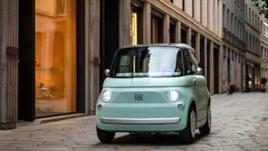 Fiat dice que su EV más lindo llevará accesorios como, no bromeo, una 'pequeña ducha'