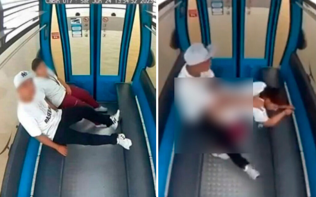 Filtran video sexual en Cablebus de Ecuador y los corren