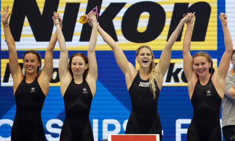 Fukuoka 2023: Australia bate el récord mundial de los 4x200 libres femenil por casi 2 segundos