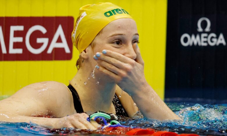 Fukuoka 2023: O'Callaghan bate el récord del mundo en los 200 libres