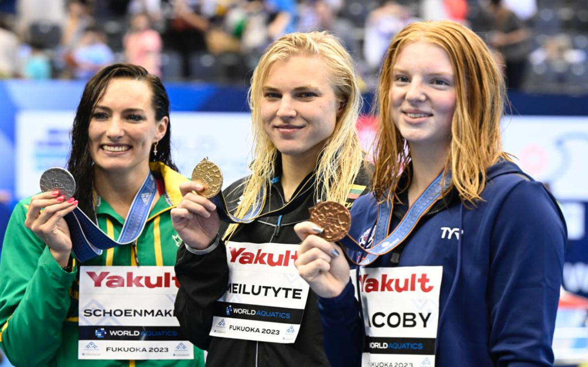 Fukuoka 2023: Ruta Meilutyte repite título mundial en los 100 metros pecho… ¡una década después! | Video