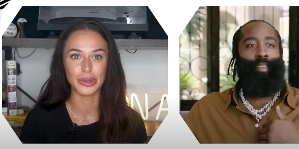 Harden se indigna con una periodista: "¿Me estás llamando piscinero?"