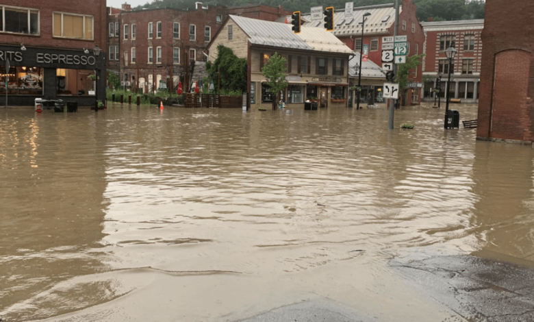 Inundaciones históricas en Vermont