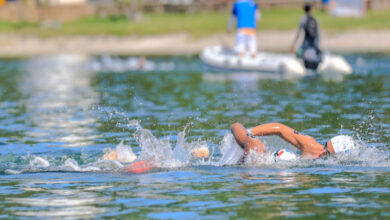 JCC San Salvador 2023: Paulo Strehlke nada para el oro en los 5 kms de aguas abiertas | Tuit