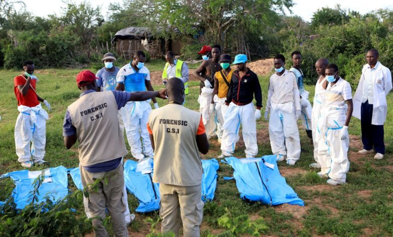 Kenia: 400 miembros de una secta murieron por ayunar para ver a Jesús