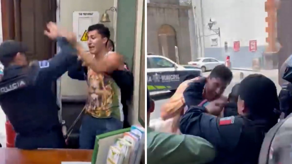 La detención de Yahir Cid: el estudiante que fue golpeado por policías en Puebla por criticar su trabajo