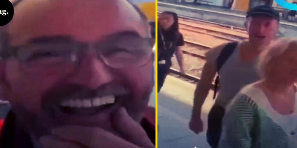 La divertida reacción de Chris Martin con un fan que le estaba grabando