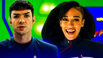 La línea "Hot Spock" en Strange New Worlds Crossover fue improvisada, confirma Jonathan Frakes