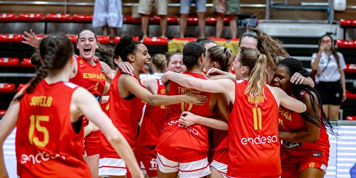La selección Sub 18 femenina conquista la medalla de bronce en el Europeo