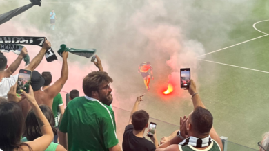 Las bengalas interrumpen el Hamrun-Maccabi Haifa de la previa europea
