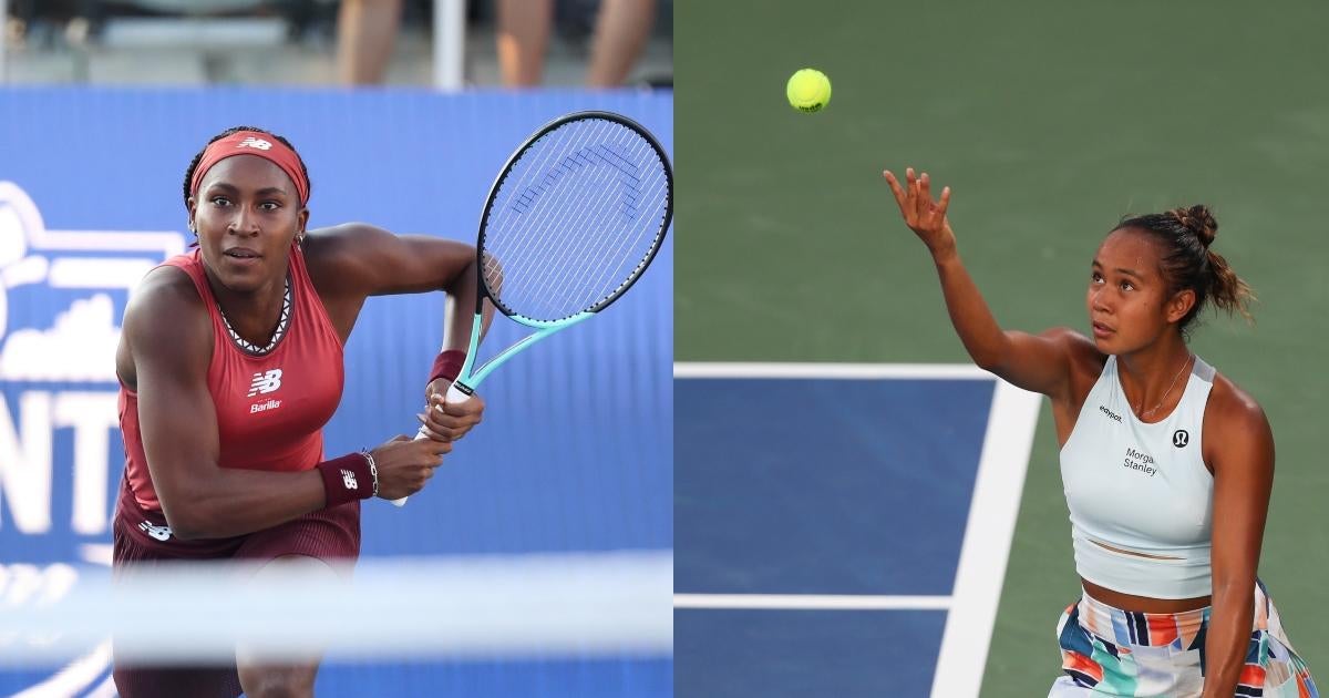 Las estrellas del tenis Coco Gauff y Leylah Fernández se exhiben en Atlanta