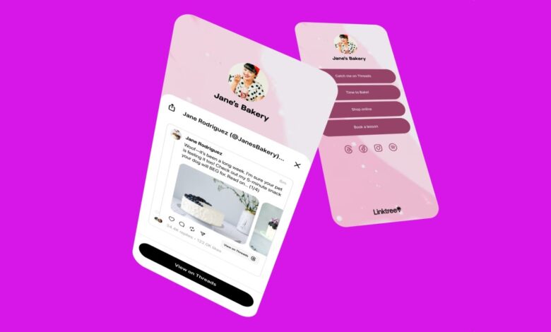 Linktree ahora permite a los usuarios agregar subprocesos en su perfil