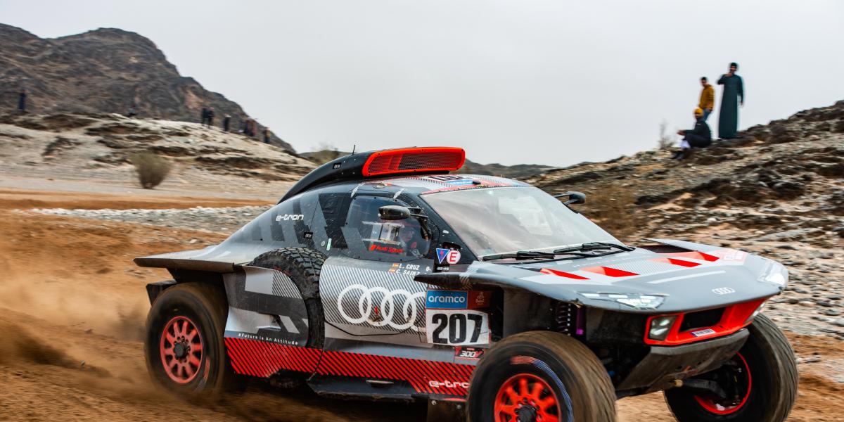 Lista una Baja España Aragón con Sainz, Roma, Peterhansel y Al-Attiyah